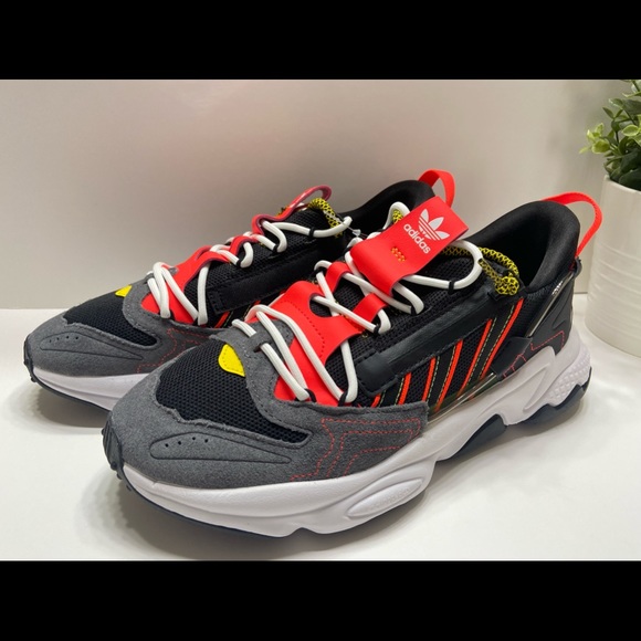 adidas Other - NEW Adidas Original Ozweego ZIP Men’s Shoes Black/Red/White H67266 Size 8.5.